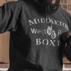 Bronson Heavy Duty Boxer Physical Training T-Shirt - Black 13 Bronson Heavy Duty Boxer Physical Training T-Shirt - Black