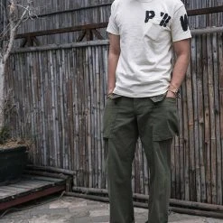 Bronson TOPS WWII US Army PW Pocket T-Shirt 29 Bronson TOPS WWII US Army PW Pocket T-Shirt