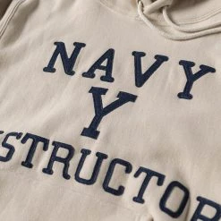 Bronson 21 Oz Navy Yard Instructor Reverse Weave Hoodie - Apricot