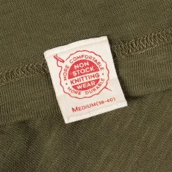 Non Stock 10.5 Oz US Cotton Tubular Gusset T-Shirt - Green 35 Non Stock 10.5 Oz US Cotton Tubular Gusset T-Shirt - Green