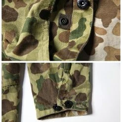 Bronson OUTERWEAR WWII USMC Type P-44 HBT Duck Hunter Camo Jacket 25 Bronson OUTERWEAR WWII USMC Type P-44 HBT Duck Hunter Camo Jacket