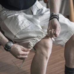 Non Stock NEW ARRIVALS 8.5 Oz Cotton Ripstop Cargo Shorts - White