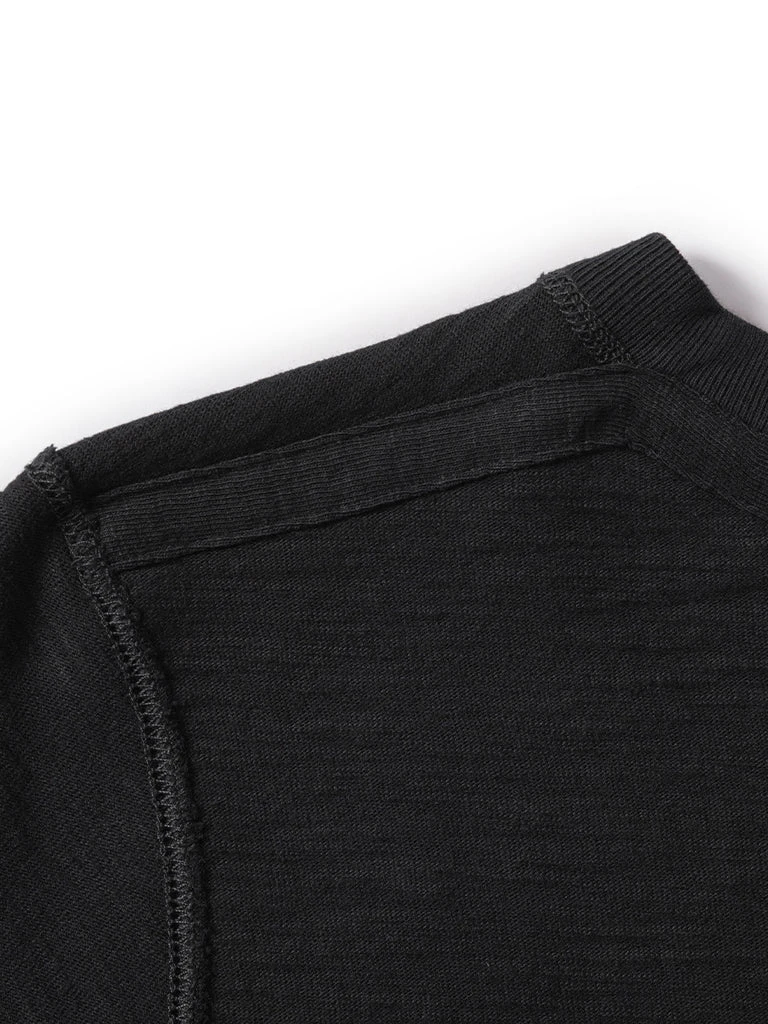 Non Stock 10.5 Oz US Cotton Tubular Gusset T-Shirt - Black 18 Non Stock 10.5 Oz US Cotton Tubular Gusset T-Shirt - Black