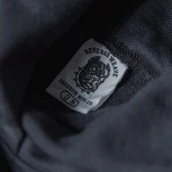 Bronson TOPS 21 Oz Military Academy Reverse Weave Hoodie - Black