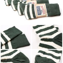 Non Stock BEST SELLERS Old School Prisoner Striped Cotton Socks