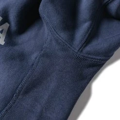 Non Stock 1950s USAFA Reverse Weave Half-Zip Sweatshirt - Navy