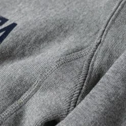 Non Stock 1950s USAFA Reverse Weave Half-Zip Sweatshirt - Gray NEW ARRIVALS