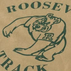 Non Stock Vintage Roosevelt Track Print Short Sleeve T-Shirt TOPS