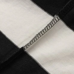 Non Stock 9 Oz Wide Striped Long Sleeve T-Shirt