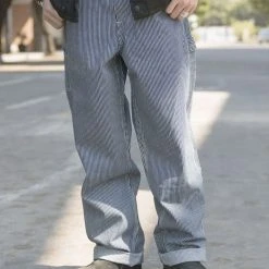 Non Stock Basic Worker Overall Pants BOTTOMS