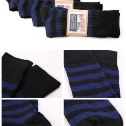 Non Stock BEST SELLERS Old School Prisoner Striped Cotton Socks