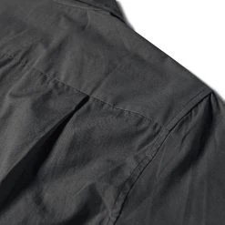 Bronson Classic Panama Open Collar Shirt - Dark Gray Back In Stock