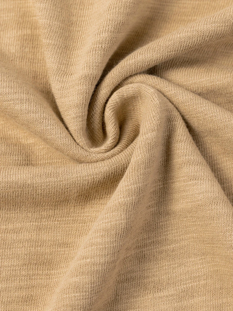 Non Stock TOPS 10.5 Oz US Cotton Tubular Gusset T-Shirt - Sand 9 Non Stock TOPS 10.5 Oz US Cotton Tubular Gusset T-Shirt - Sand