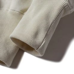 Bronson 21 Oz Military Academy Reverse Weave Hoodie - White TOPS