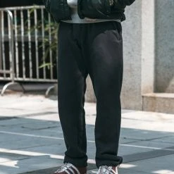 Non Stock NEW ARRIVALS 17.6 Oz Heavyweight Terry Sweatpants - Black