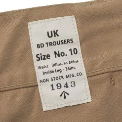 Non Stock 1943 British Army KD & JG Gurkha Bermuda Pants