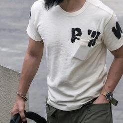 Bronson TOPS WWII US Army PW Pocket T-Shirt 30 Bronson TOPS WWII US Army PW Pocket T-Shirt