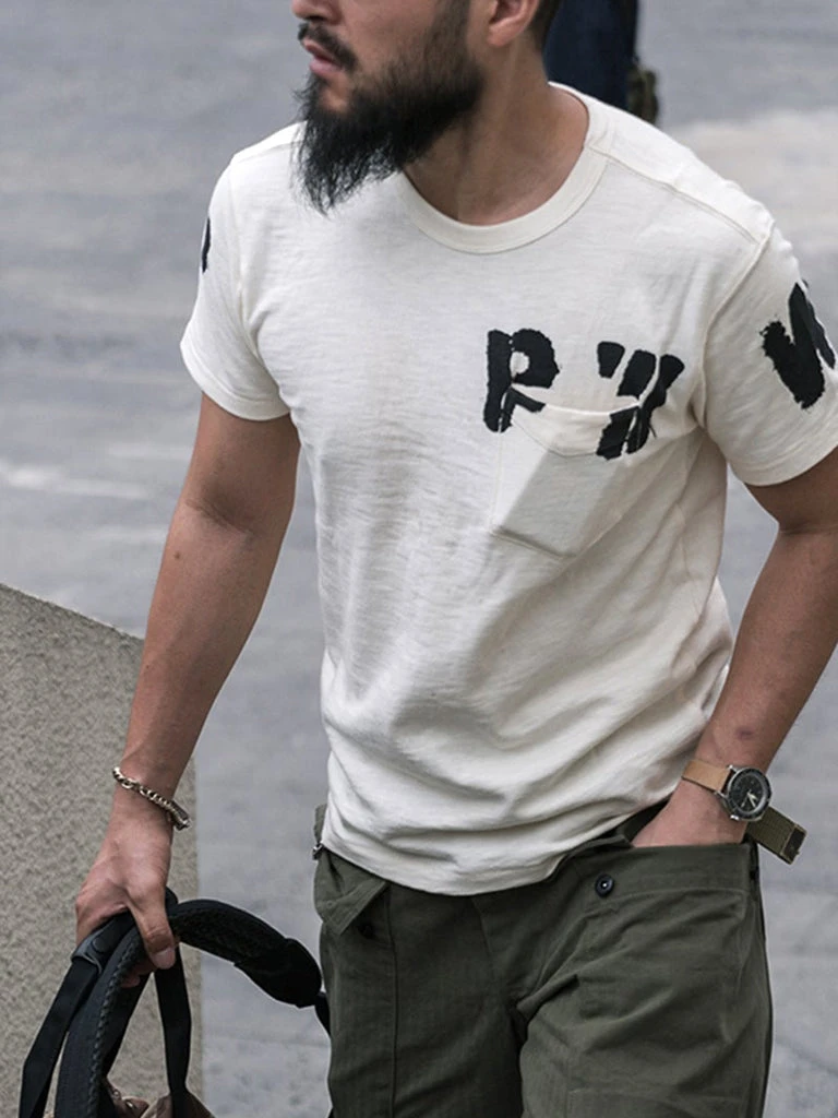 Bronson TOPS WWII US Army PW Pocket T-Shirt 14 Bronson TOPS WWII US Army PW Pocket T-Shirt