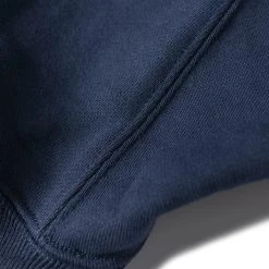 Non Stock 1950s USAFA Reverse Weave Half-Zip Sweatshirt - Navy