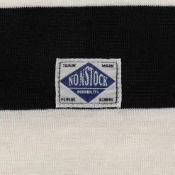 Non Stock 9 Oz Wide Striped Long Sleeve T-Shirt