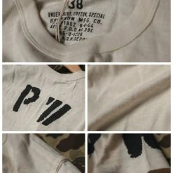 Bronson TOPS WWII US Army PW Pocket T-Shirt 31 Bronson TOPS WWII US Army PW Pocket T-Shirt