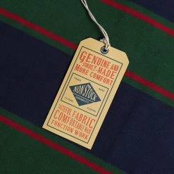 Non Stock Classic Fit Striped Jersey Rugby Shirt - Green Ivy Stripe TOPS 25 Non Stock Classic Fit Striped Jersey Rugby Shirt - Green Ivy Stripe TOPS