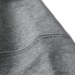 Non Stock 1950s USAFA Reverse Weave Half-Zip Sweatshirt - Gray NEW ARRIVALS