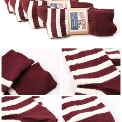 Non Stock BEST SELLERS Old School Prisoner Striped Cotton Socks