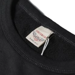 Non Stock 17.5 Oz Terry Cloth Military Pocket Sweatshirt - Black TOPS
