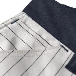 Bronson NEW ARRIVALS Lot 952 HBT Striped Mechanic Pants - White