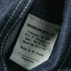 Bronson OUTERWEAR 1935 US Army CCC Fatigue Jumper