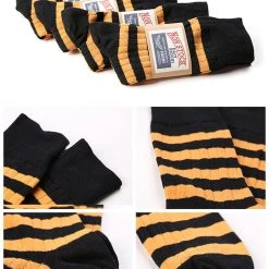 Non Stock BEST SELLERS Old School Prisoner Striped Cotton Socks