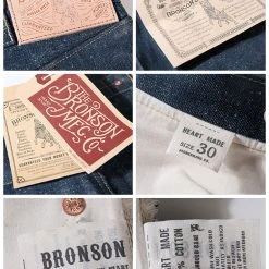 Bronson Lot 910 1910s 12.5 Oz Selvedge Denim Jeans 33 Bronson Lot 910 1910s 12.5 Oz Selvedge Denim Jeans
