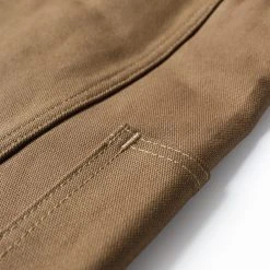 Bronson NEW ARRIVALS 1930s Heavyweight Canvas Game Pocket Hunting Vest - Khaki