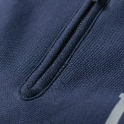 Non Stock 1950s USAFA Reverse Weave Half-Zip Sweatshirt - Navy