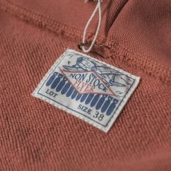 Non Stock TOPS 17.5 Oz Terry Cloth Zip-Up Hoodie - Brick Red