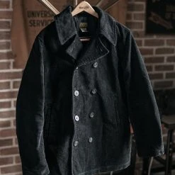 Bronson NEW ARRIVALS Lot 939 Heavyweight Corduroy Peacoat