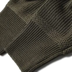 Bronson USAAF Type A-1 V-neck Mechanics Sweater - Olive