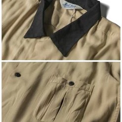 Non Stock TOPS Loose Embroidery Bowling Shirt