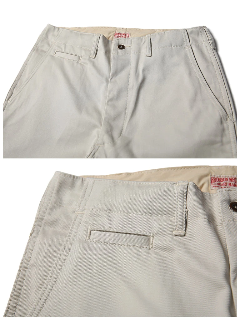 Bronson BOTTOMS 1950s US Army 14 Oz Officer Chino Trousers 18 Bronson BOTTOMS 1950s US Army 14 Oz Officer Chino Trousers
