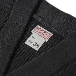 Bronson USAAF Type A-1 V-neck Mechanics Sweater - Black TOPS 21 Bronson USAAF Type A-1 V-neck Mechanics Sweater - Black TOPS