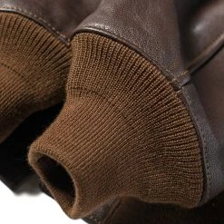 Bronson USAAF Type A-1 Leather Flight Jacket - Light Brown OUTERWEAR