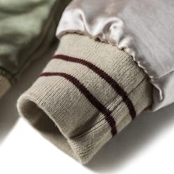 Non Stock 1950s Reversible Acetate Souvenir Jacket - Falcon × Tiger