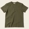 Non Stock 10.5 Oz US Cotton Tubular Gusset T-Shirt - Green