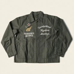 Non Stock USAAF 14th Air Force Flying Tigers Embroidery Jacket