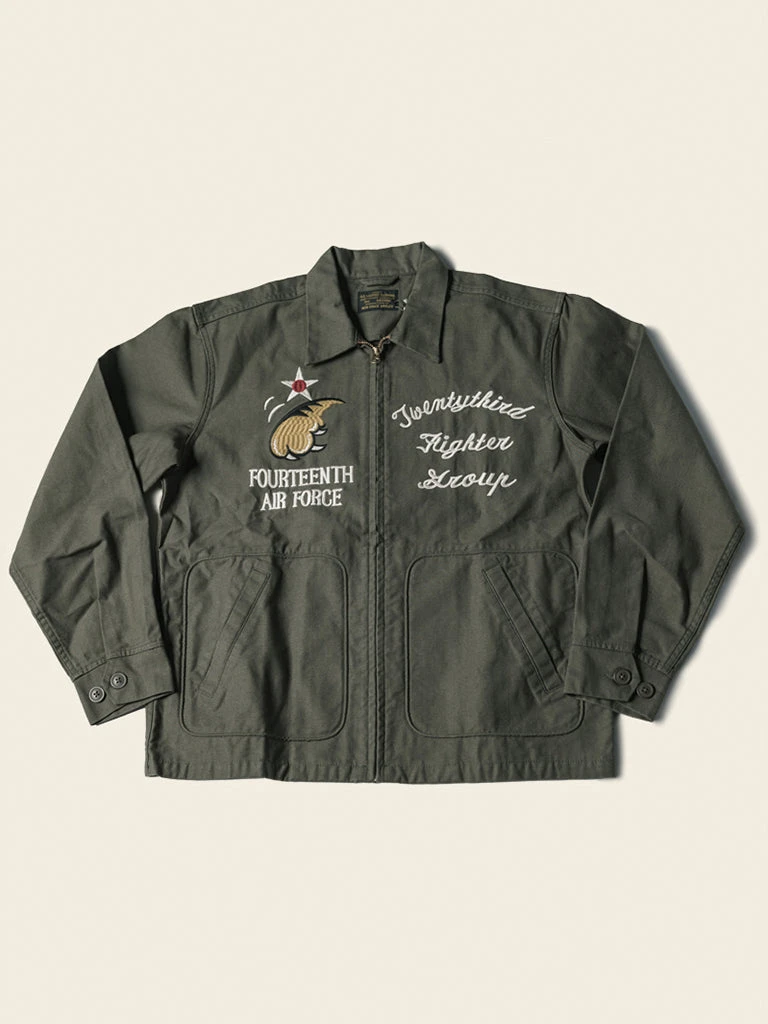 Non Stock USAAF 14th Air Force Flying Tigers Embroidery Jacket