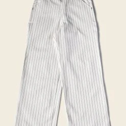 Bronson NEW ARRIVALS Lot 952 HBT Striped Mechanic Pants - White