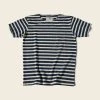 Bronson Breton Stripe T-Shirt - Navy/White