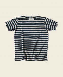 Bronson Breton Stripe T-Shirt - Navy/White