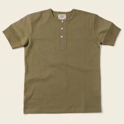 Bronson Vintage Short Sleeve Henley T-Shirt